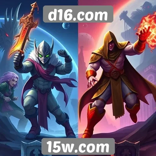 Comparativo de jogos de diferentes gêneros no D16.com